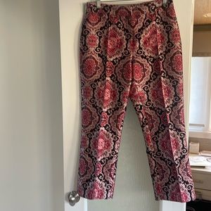Kate spade jacquard crop pants.